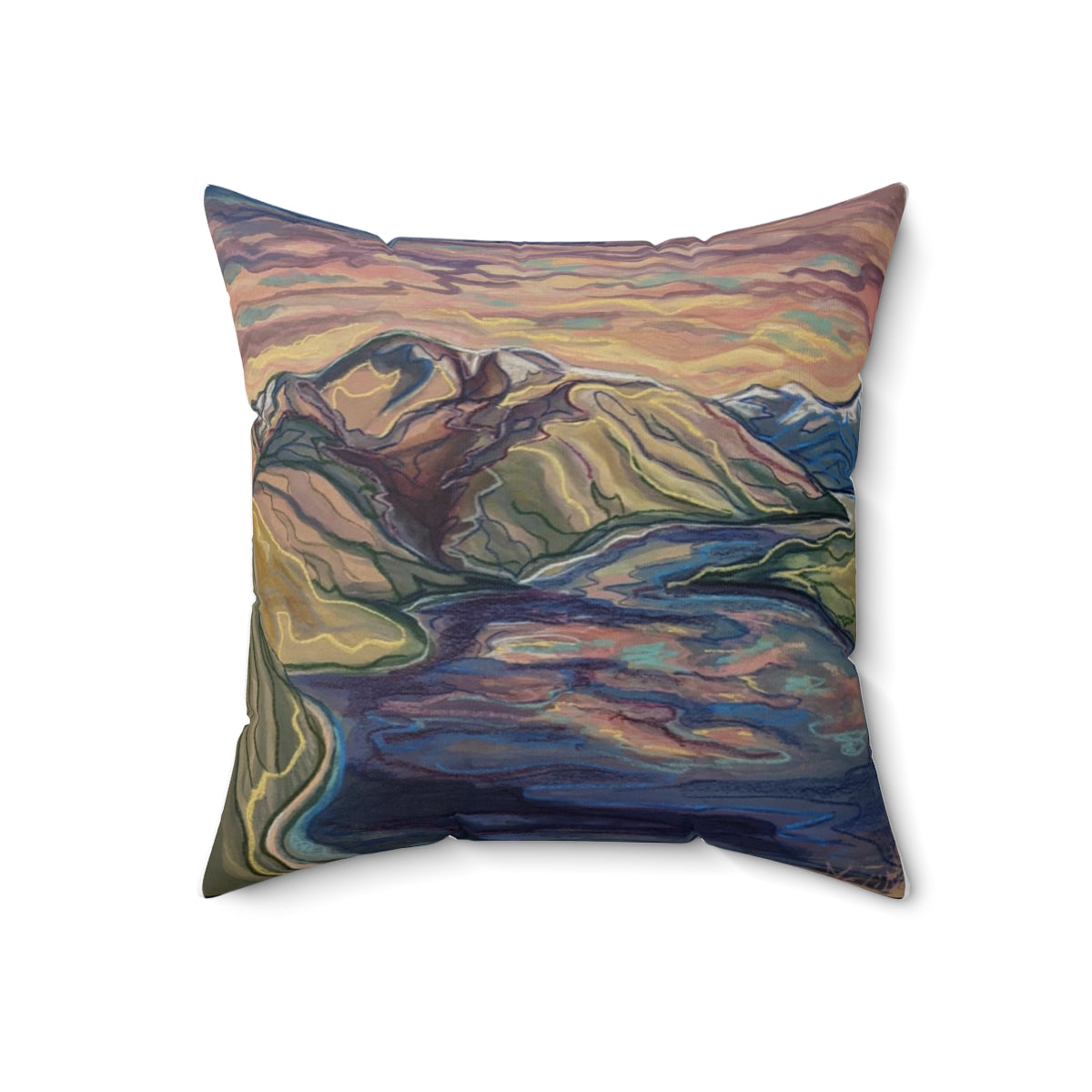 Fire Sky - Square Pillow Case