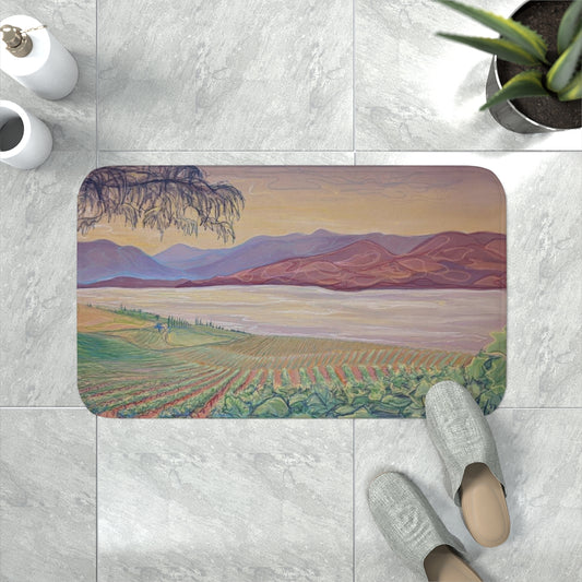 Chelan Vineyard Memory Foam Bath Mat