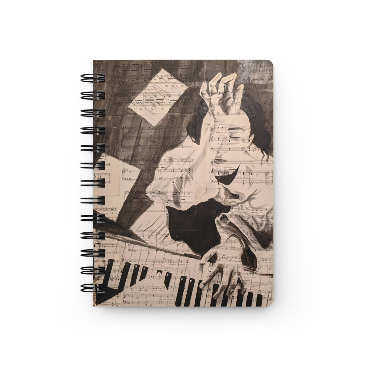 Piano Girl | Spiral Bound Journal