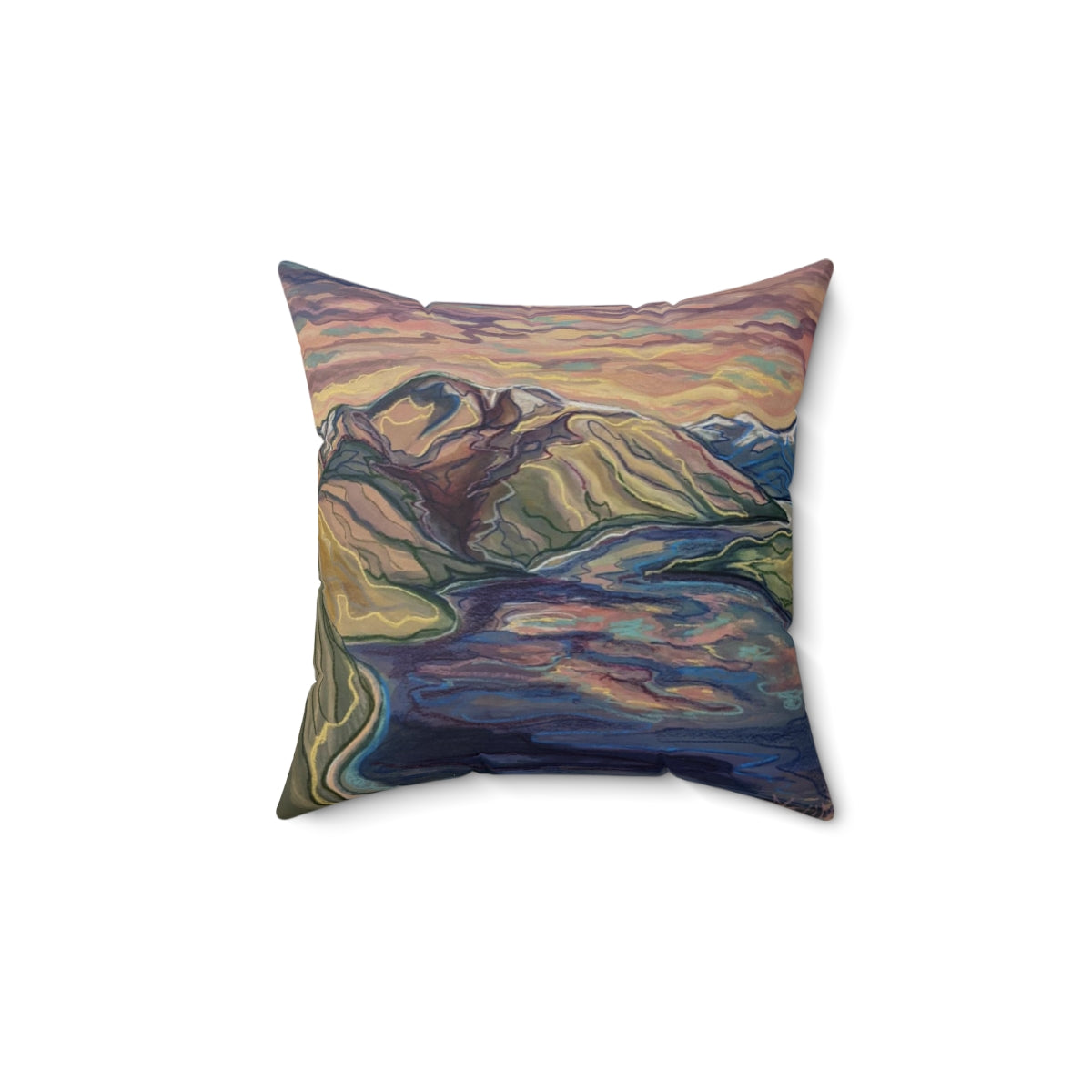 Fire Sky - Square Pillow Case